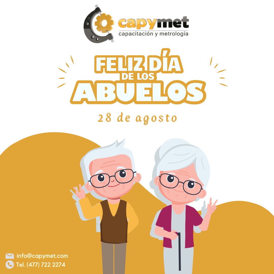 Sus sonrisas, abrazos y experiencias enriquecen nuestras vidas y nos recuerdan la importancia del amor más puro e incondicional. 💛

¡Feliz Día a todos los abuelitos! 👵🏻👴🏻✨

•
•
•
#Diadelabuelo #capymet #Abuelitos