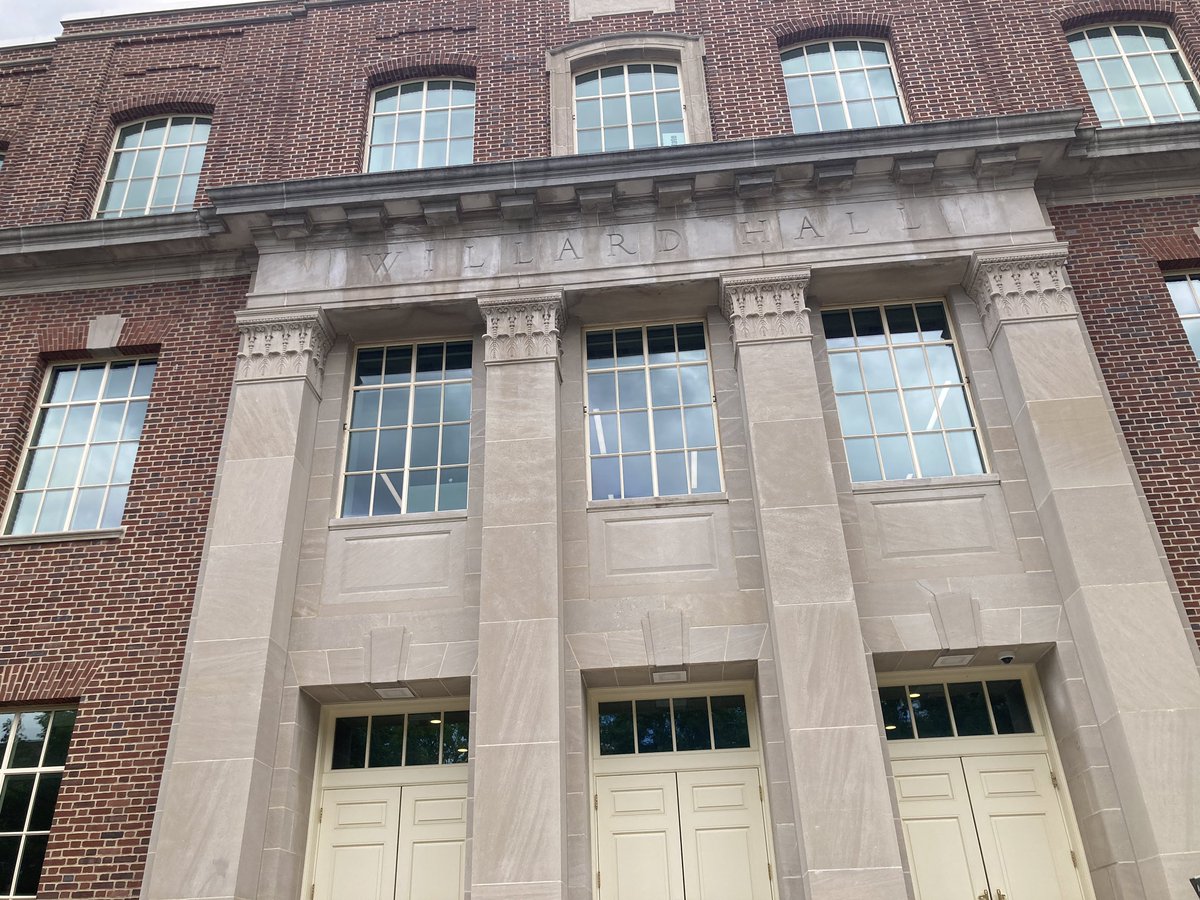EmilyEng_9's tweet photo. After an amazing #PSUFirstWeek, starting off the second week in the @PSUBellisario Media Center! One of my go-to places on campus - can’t wait to be here for @PennStatePRSSA and Bellisario Alliance for Multicultural Student meetings later this semester. https://t.co/i994GZNM9J