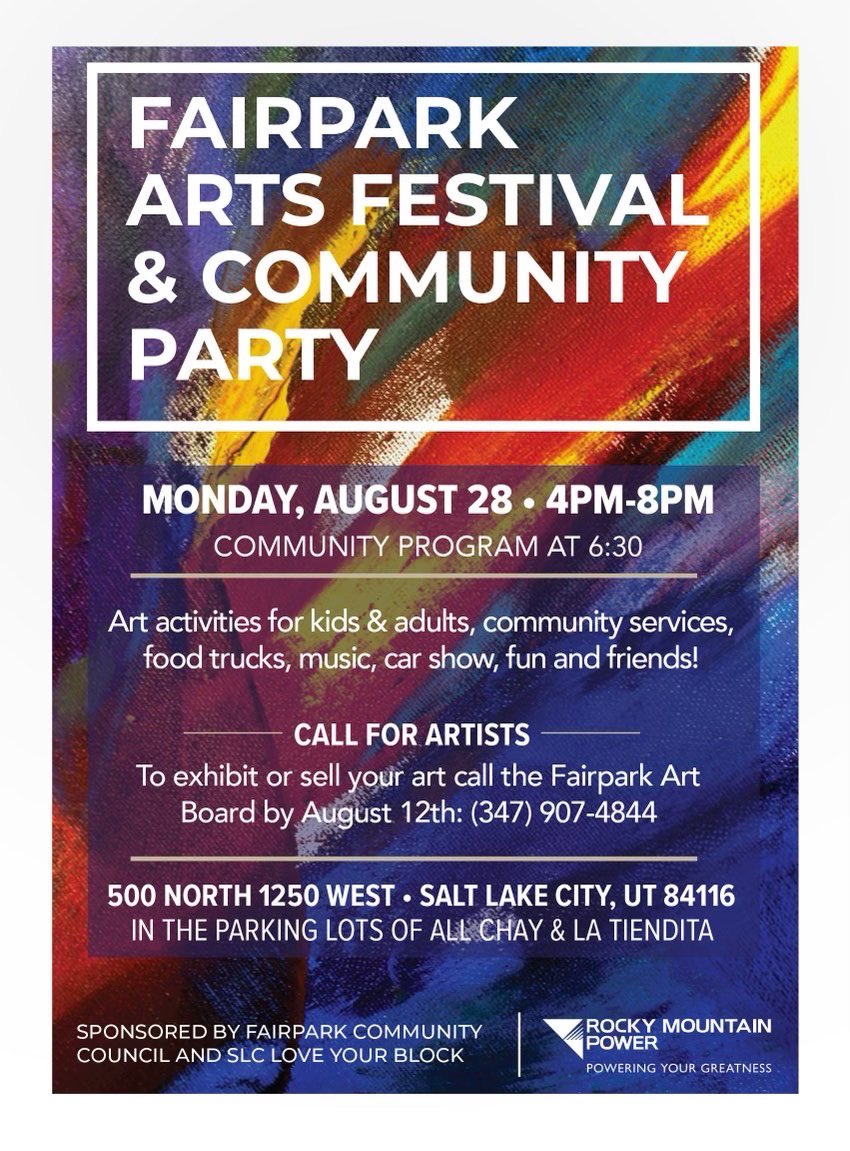 Cute community event til 8 tonight 💗