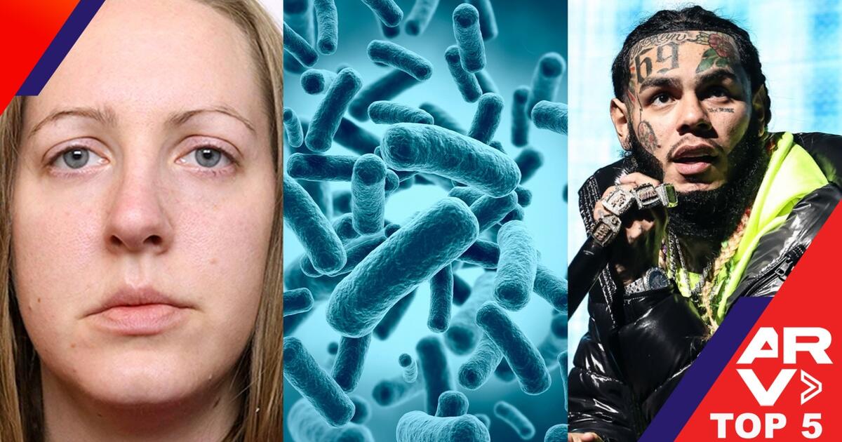 AlRojoVivo's tweet photo. Top 5: #Tekashi69 arrestado, enfermera de la muerte condenada, surge bacteria #comecarne
EN VIDEO https://t.co/B2ncLi7jdi #top5 #viral #masvisto #enfermeradelamuerte #bacteria #salud https://t.co/QIiPkMYxSw