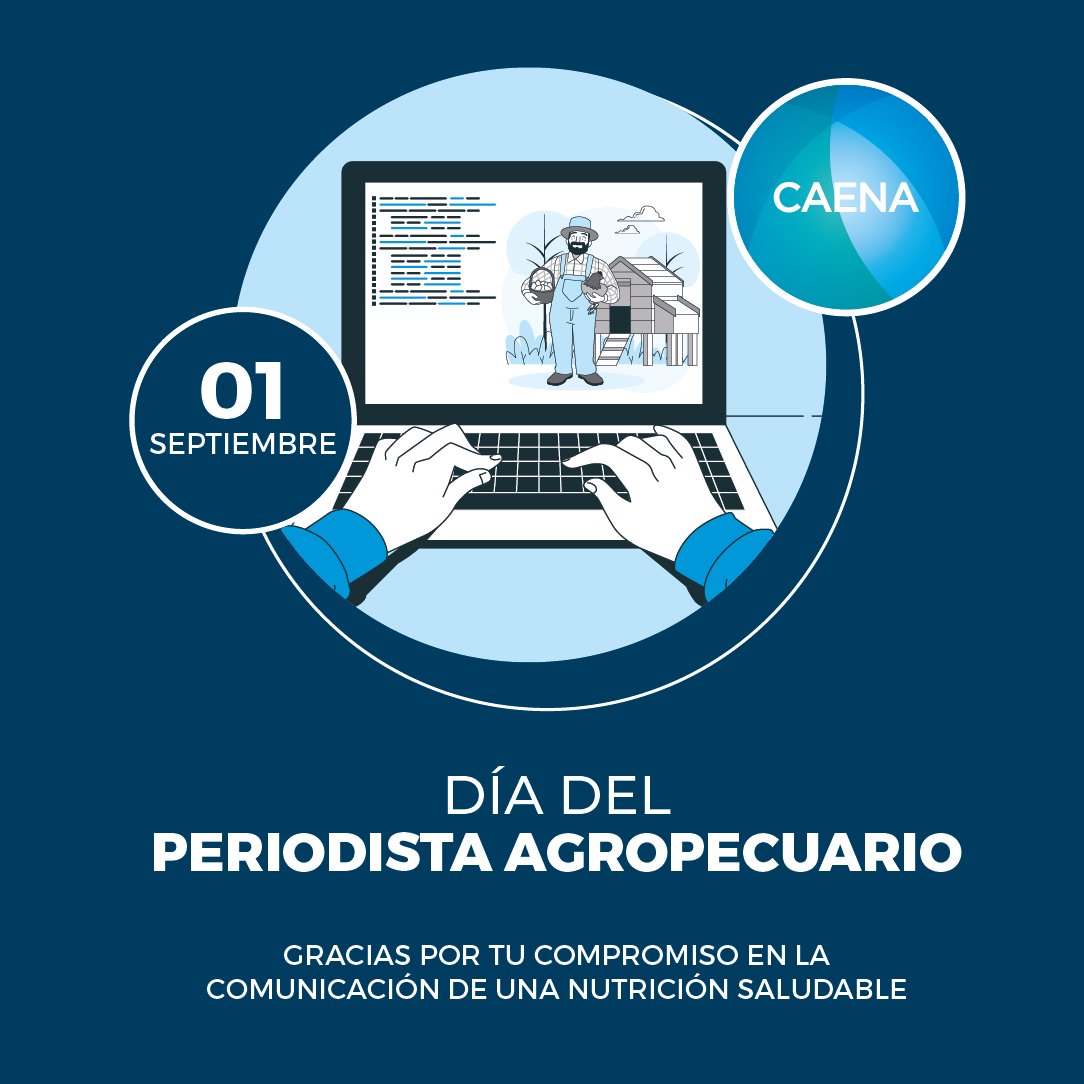 caenaarg's tweet photo. ¡Feliz día para todos los periodistas agropecuarios! 🧑🏽💻👩🏼💻 🚜🌽
#CAENA #NutricionAnimal #AlimentosParaAnimales #Periodistas https://t.co/56Q1R4Il6B