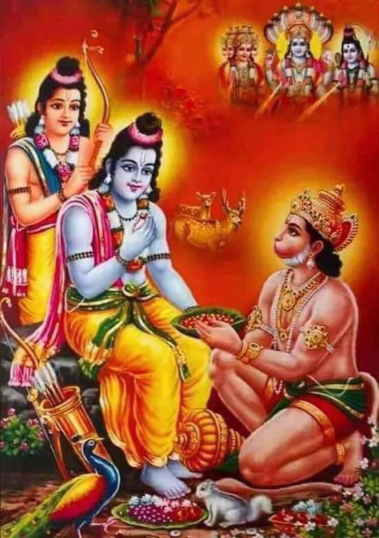 सुमिरि पवनसुत पावन नामू।
अपने बस करि राखे रामू॥
अपतु अजामिलु गजु गनिकाऊ।
भए मुकुत हरि नाम प्रभाऊ॥

#रामचरितमानस 
🚩ऊं हं हनुमतयेनमः 🙏🚩
#जय_श्रीराम🙏🚩🇮🇳
#सुप्रभात 🙏🚩🇮🇳