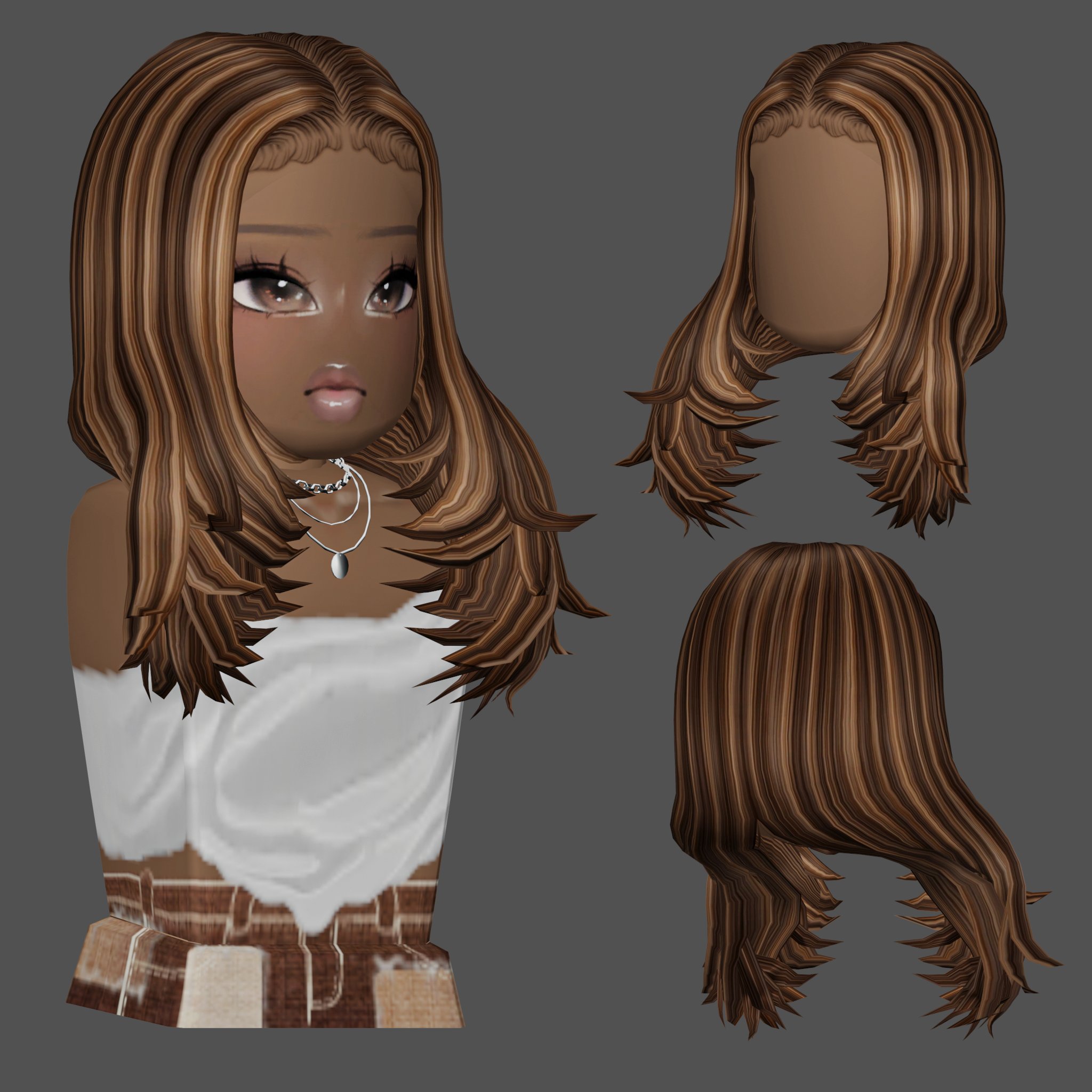 MURCE on X: I've been very inconsistent with making UGC, but I've finally  got these new hairs uploaded! This was an old hair I reworked, I hope you  like them!✨💖 You can
