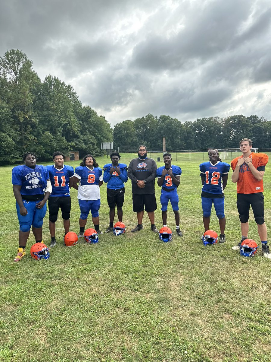 Congratulations to our 2023 Watkins Mill Wolverine Football Captains! They have demonstrated leadership, community, and sacrifice! L2R @BTsetou_64 <a href="/AlmightyByrd_22/">Warner Williams IV</a> <a href="/yeahitzkev/">Kevin Villalobos Garcia</a> @_MalickSarr2 <a href="/DavidBoley11/">David Boley</a> Roseline Oshagbemi, and Andrew Hurt <a href="/WMRinesSports/">Watkins Mill Athletics</a> <a href="/VCNajera/">Vilma Nájera, Principal</a>