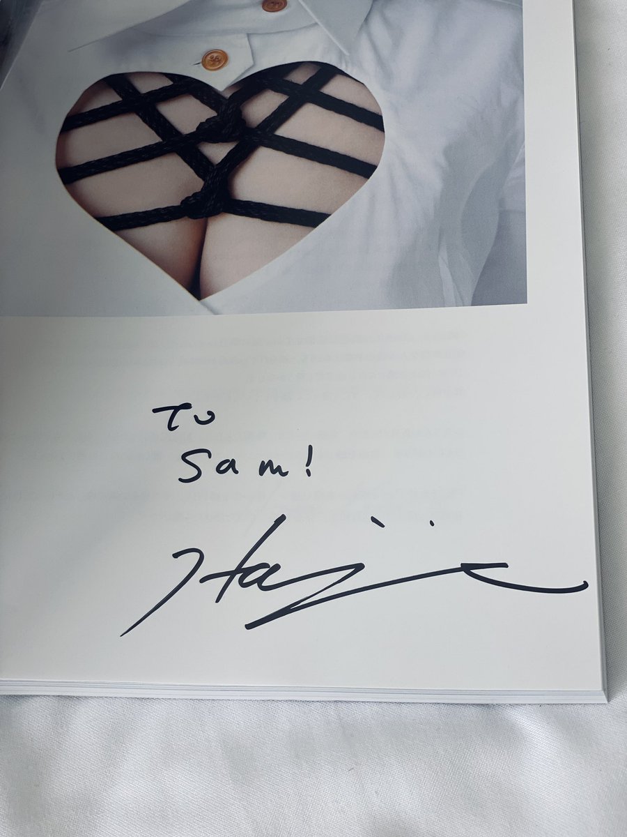 LeatherSamFin's tweet photo. “I want to say to everyone who has been denied their way of life like I have been “don’t worry and do what you want���.
Shibari (Tying) and Freedom may sound antithetical , but I feel that they are bound together” - Hajime Kinoko

Good words in the book of @Shibarijp - Thank you 🙏 https://t.co/w4ZKCIakYx