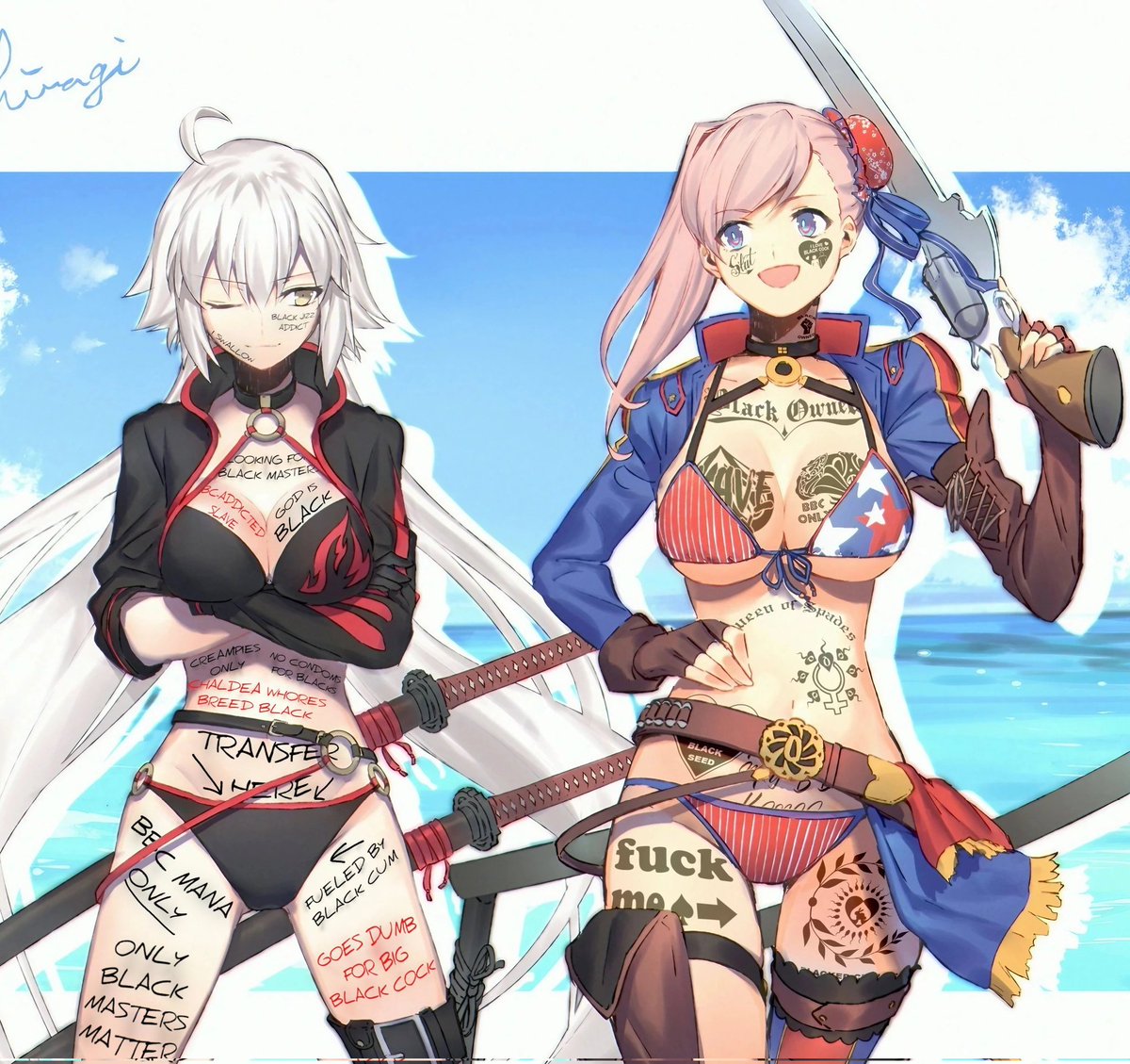 me  and  @SpadedAvenger  are  gonna  go  on  a  little  murder  spree 

killin-  pruning  all  the  " lostbelts "  that  don't  have  all  women  being  freely  fucked  by  𝐍𝐈𝐆𝐆𝐀𝐒𝐂𝐇𝐋𝐎𝐍𝐆