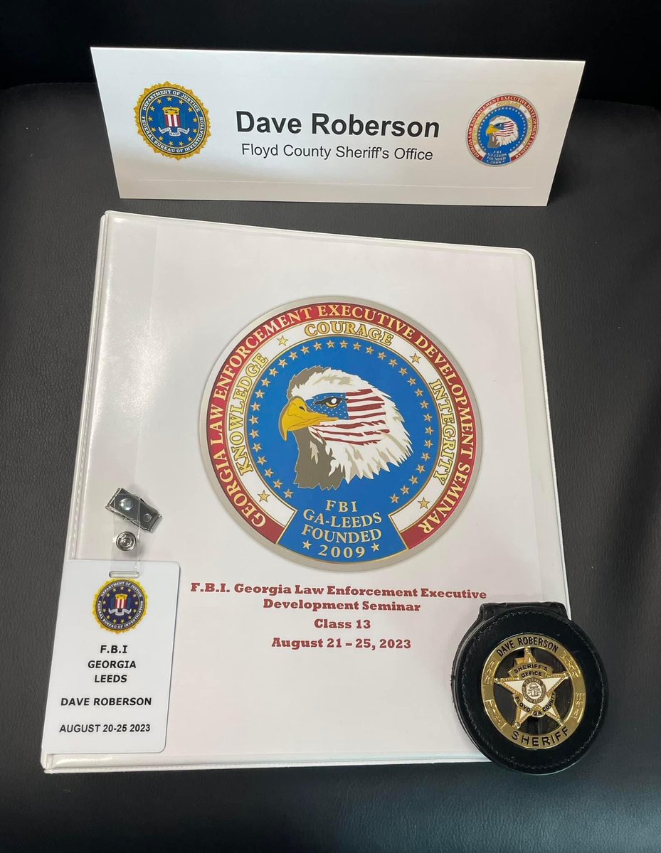 I attended a great week of training with 90+ Georgia Law Enforcement Executives held at the FBI - Atlanta Field Office. The FBI GA LEEDS Seminar focused on current topics in policing, such as community relations, leadership, media relations, and policing strategies.