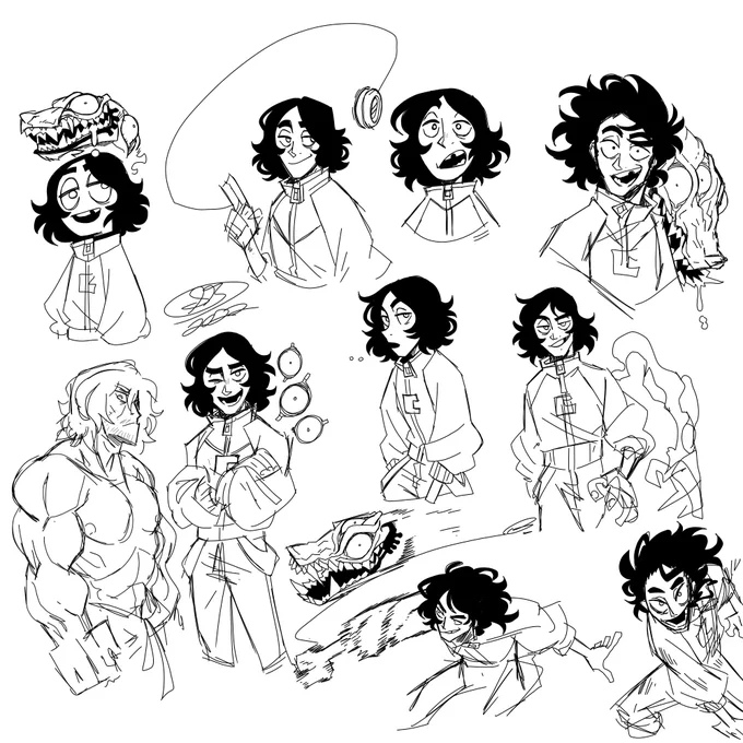 Show me how you draw men!  