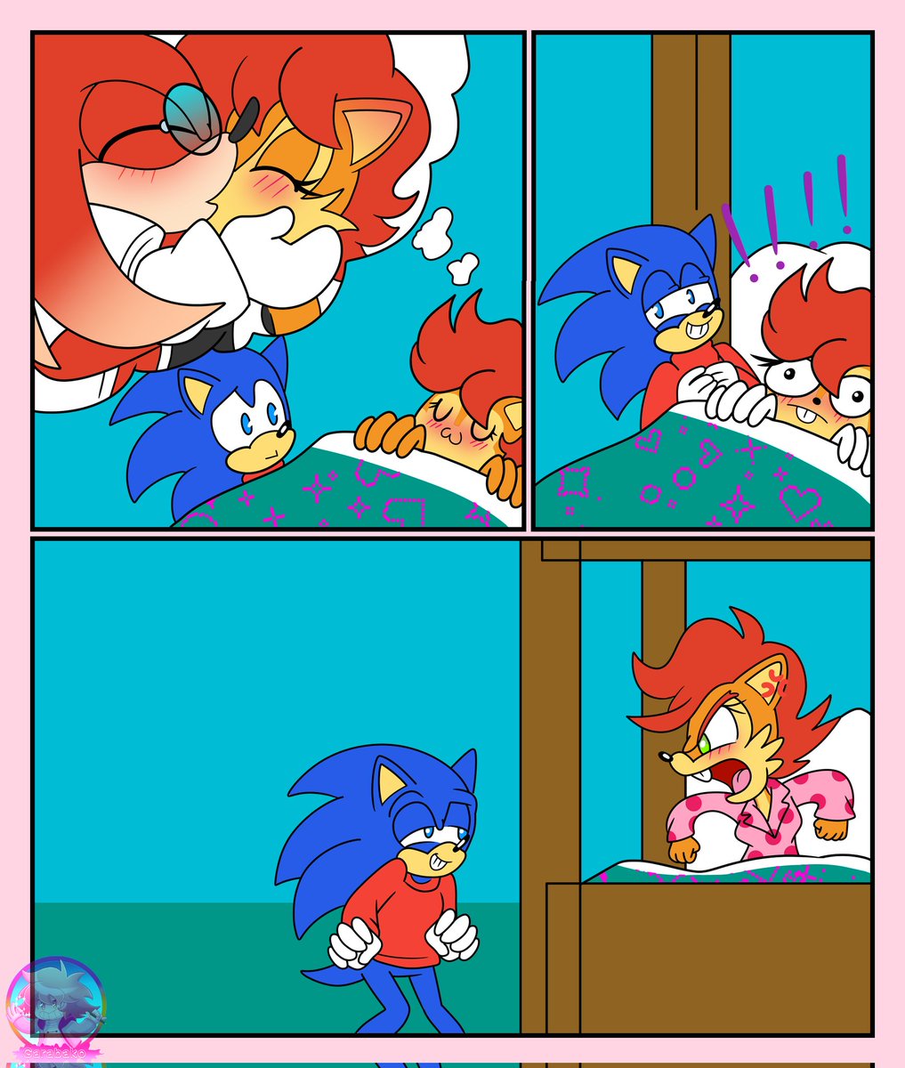 Cómic de comisión para <a href="/ZeromegasCaesin/">Zeromegas</a> 💗

#SallyAcorn #SoniaAcorn #ManikAcorn #LaraSuTheEchidna #MistyLoweTheLion #SonicFankid  #SolasLoweTheWolf #Garabakos #LockeJRTheEchidna #SonicArt