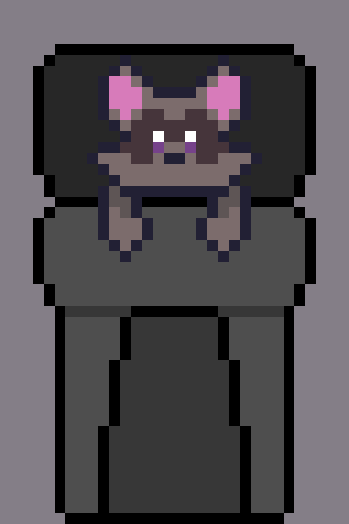 LunarSilverFox's tweet photo. #treasure for @Pixel_Dailies 
One man's trash is another man's treasure. For raccoons most trash is treasure. 
#pixel_dailies #pixelart  #raccoon #furry https://t.co/EzZfQb5htl