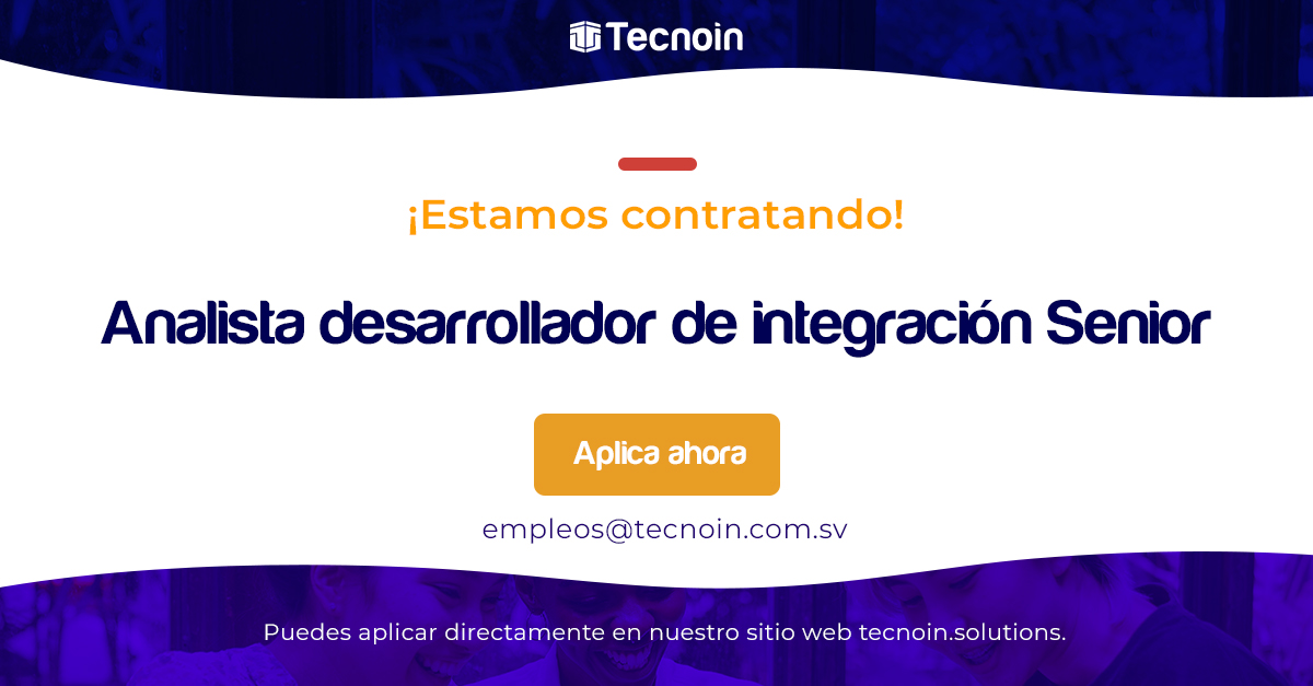 TecnoinSolution's tweet photo. 📢¡Nueva vacante disponible!
Analista desarrollador de integración Senior👨‍💻

Modalidad de trabajo: Híbrido (90% Remoto)🏢🏠
Vacantes disponibles: 1💼

🔗https://t.co/c48JbbE7Yn

#vacante #vacantes #empleo #empleos #empleosihay https://t.co/KBo5R2MdFR