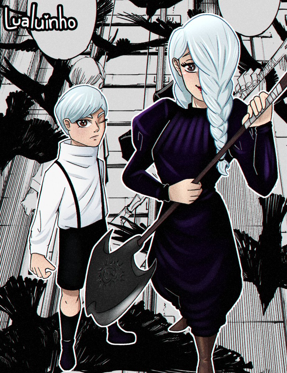 luaxchris's tweet photo. Desenhando Paineis de Mangá até o 1k    
Dia 3: Mei Mei e Ui Ui de Jujutsu Kaisen

#JujutsuKaisen #MeiMei #UiUi #Art https://t.co/aulqA0RC0O