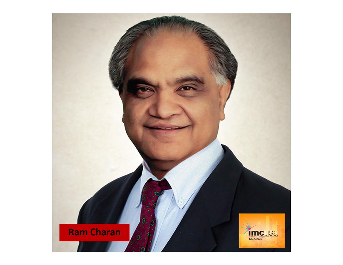 IMCDFW's tweet photo. Ram Charan receives the Richard F Tozer Innovation &amp; Leadership Award Oct 9. Register at https://t.co/D9M32ZacMf to join the celebration. Use Code IMC-DFW through Sep 5. https://t.co/vzkUpErwad