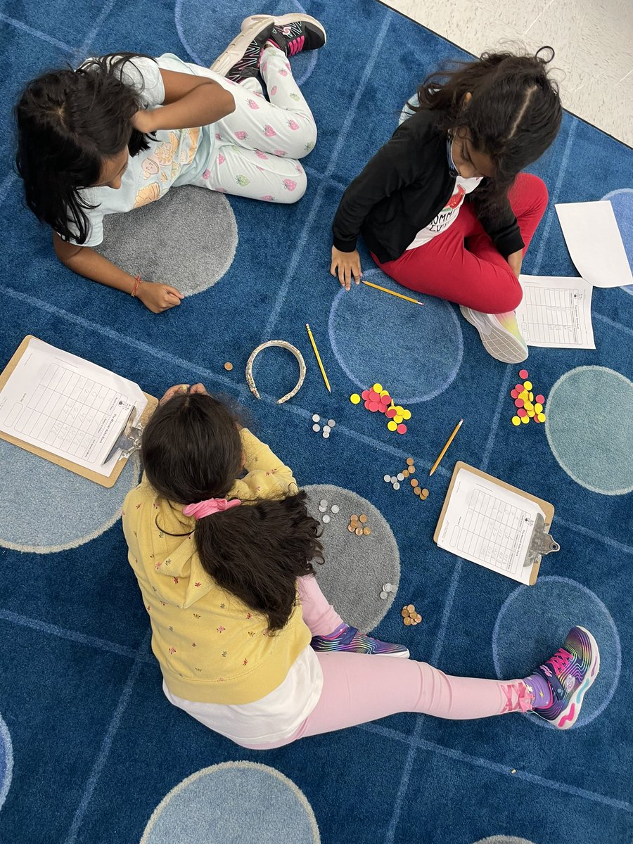 MrsJTweets2020's tweet photo. Had the best time investigating Dan’s Maneki Neko Bank problem with @mrsadkissonfcps class today! The strategies these 3rd graders used to combine 5 groups of 47 cents blew me away. There were too many to chart! @McNairUpperES https://t.co/uQ4N5xbvG3