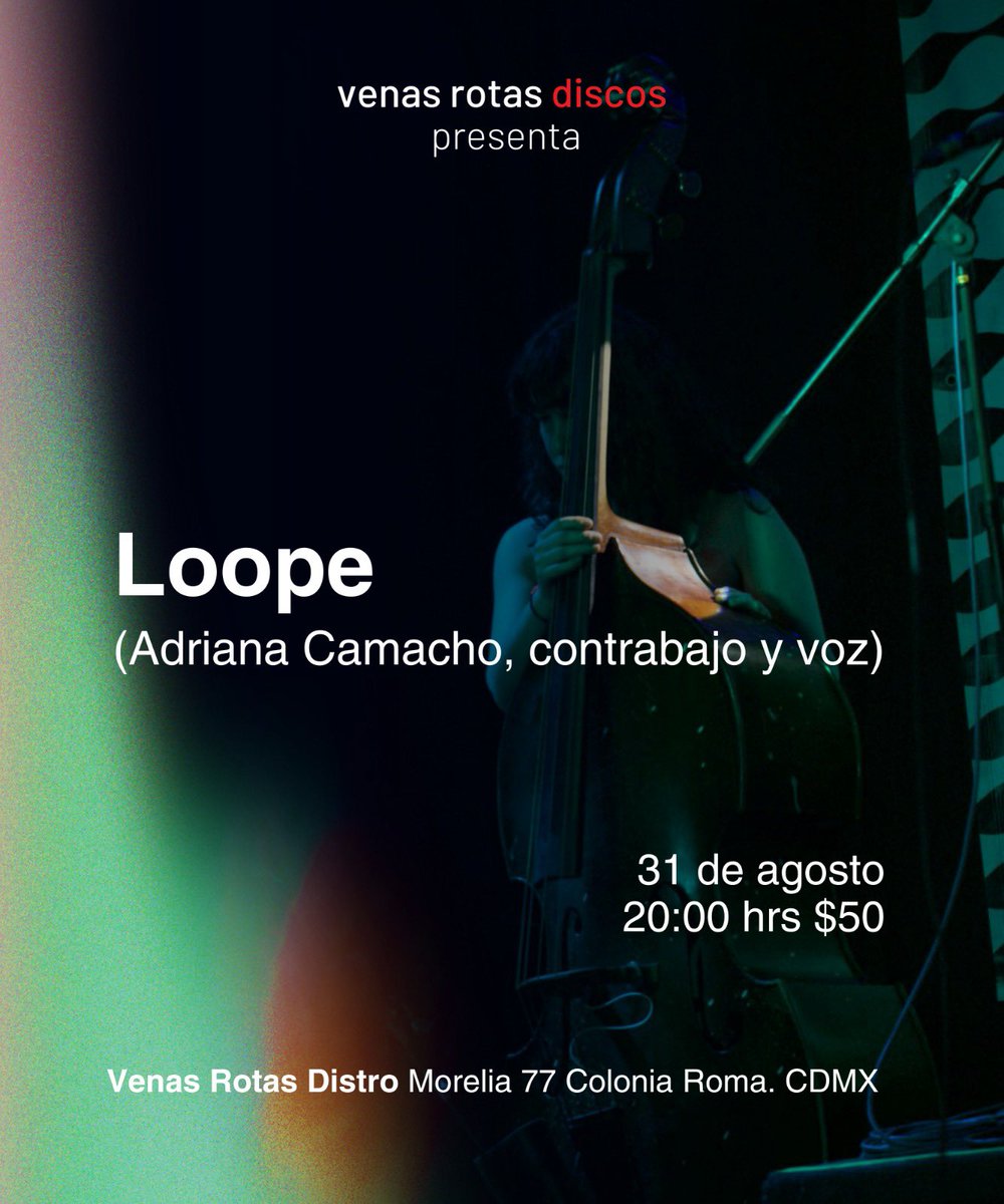 Adrianaloope's tweet photo. Dos conciertos de #loope #adrianacamacho esta semana CDMX https://t.co/EG7y0nd84g