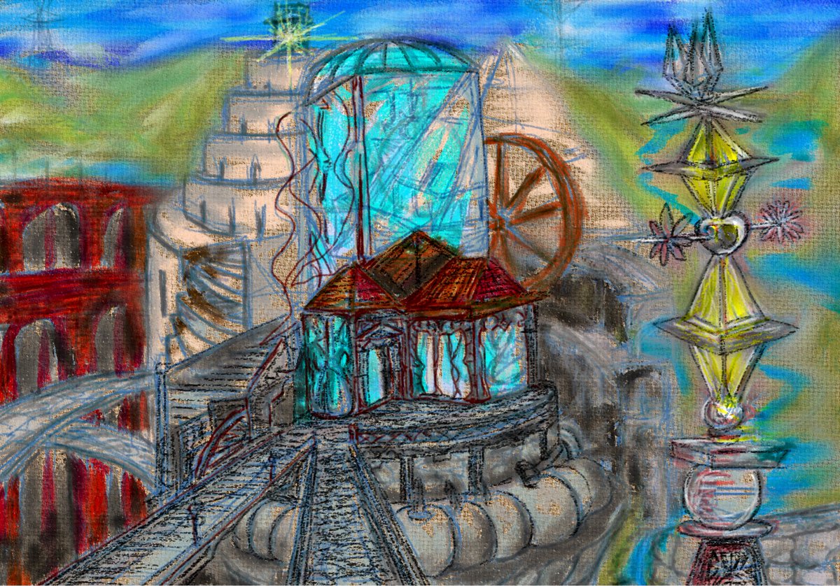 Noge369's tweet image. [My home town]
Good morning!!
行ったことないですが、生まれ故郷の風景画です。
真ん中にある家が実家ですw
奇妙で楽しい一日を。
#art #illustration #Creativepainting