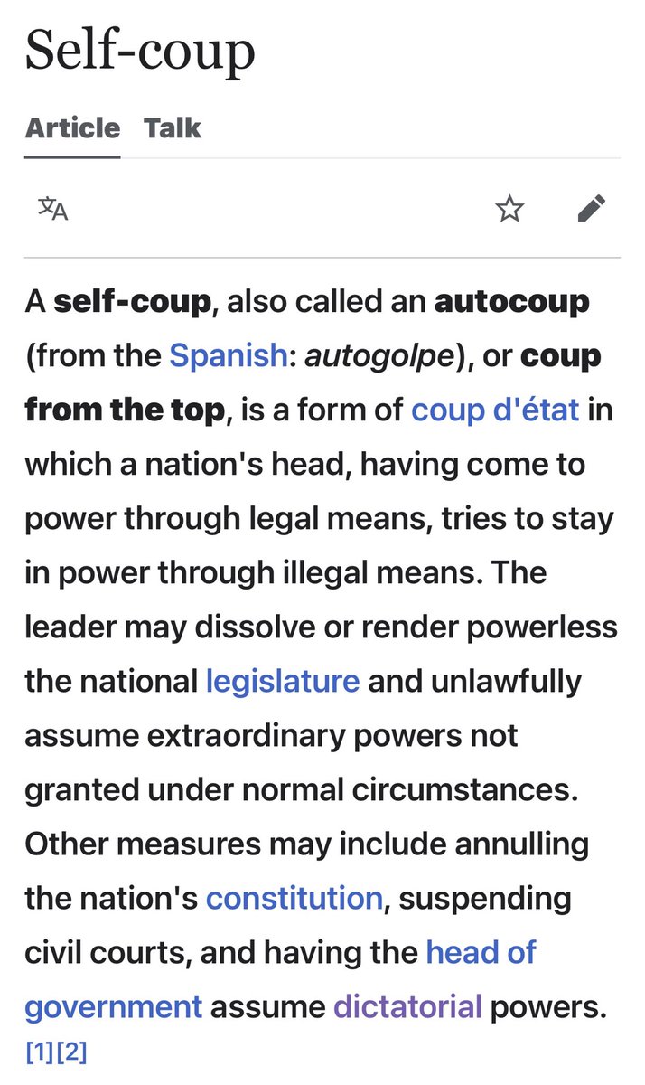 whatsrealhere's tweet image. What Trump did J6 was clearly a "self-coup" making him ineligible for office based on #Amendment14Section3 of the #Constitution 

If Trump's blatant, arrogant behavior isn't enough to invoke #A14 nothing is, &amp;amp; why have laws
#SelfCoup