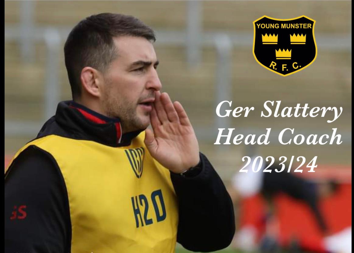 Introducing our new Head Coach Ger Slattery, Ger represented the club as a player for 15 consecutive seasons and has been assistant coach for 7 seasons.