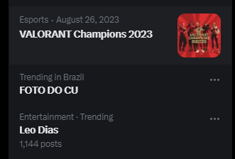 voleibi's tweet photo. "Não, porque o Voleibi é um campeonato pequeno pipipipopopo"

TTs do Brasil😎😎😎 https://t.co/dgjHkPNhto