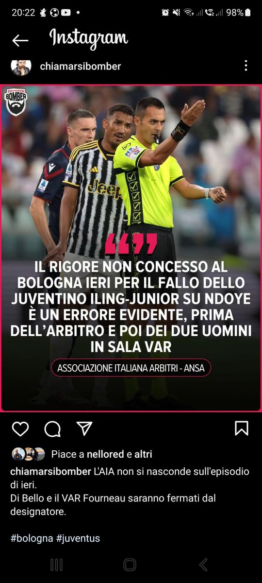 Dopo quello che è stato detto da la qualunque ieri, era il minimo che potevano fare.
Purtroppo, oltre alla sospensione di arbitro e addetti var, altro non potranno fare.