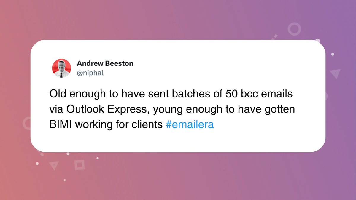 litmusapp's tweet photo. What’s your #EmailEra? 📨👀 https://t.co/SAR5yBYJRG