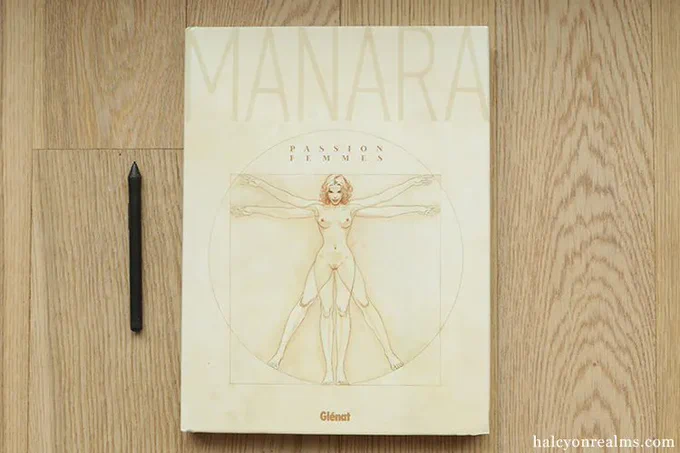 NSFW - Passion Femmes is a collection of illustrations by Italian comic artist Milo Manara, famed for his elegant take on the erotic art genre. 320 pages, hardcover. Explore more in my review - 