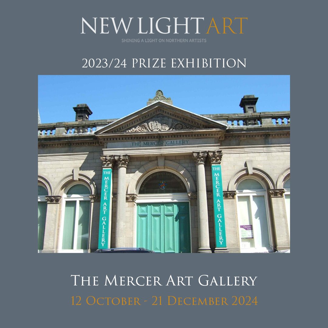 The fifth and final venue in the Prize Exhibition tour will be @MercerGallery. The New Light Prize was first awarded here in 2011; The Mercer opened in 1991 in the 200 year old Harrogate Promenade, one of Harrogate's first purpose build spa buildings. newlight-art.org.uk/.../prize-exhi…