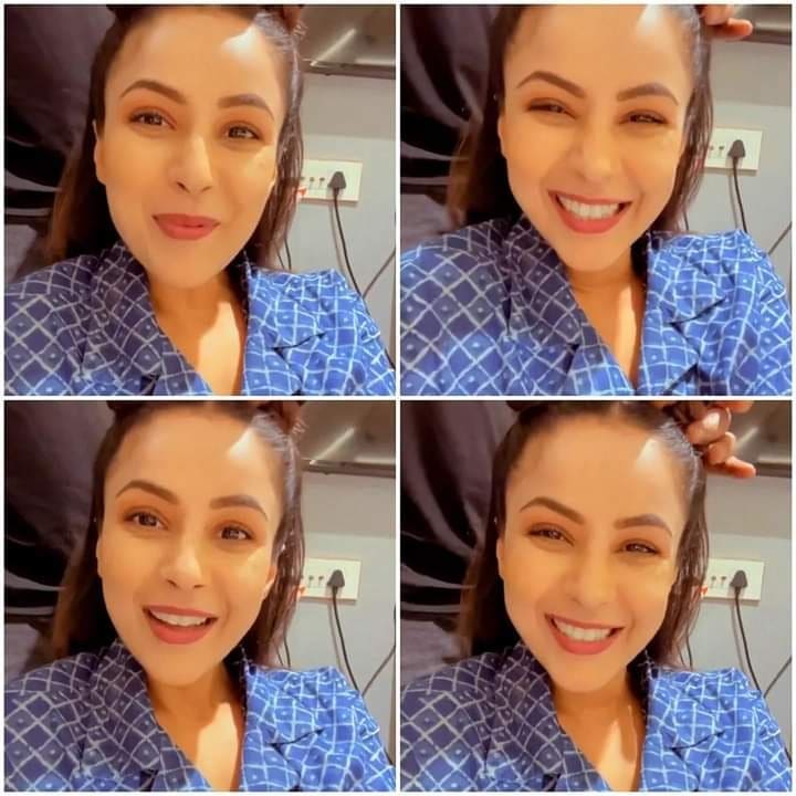 kh14018885's tweet image. Beauty 💕😍 #McSquare shared Instagram story of shehnaaz ❤️❤️ 
#SHEHNAAZGILL