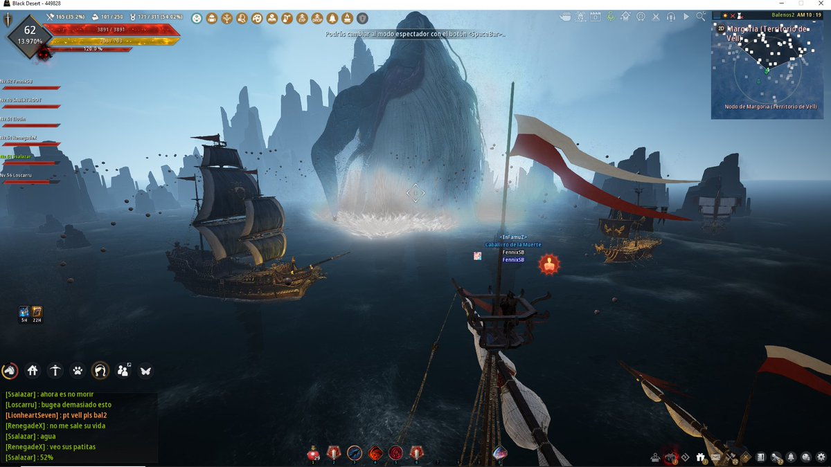 FennixSB's tweet photo. Llevo 3 años jugando este juegazo y nunca me había aventurado a explorar el contenido del Oceano de Black Desert. Hasta que un aventurero en su barco se ofreció a llevarme a enfrentar a Vell, un World Boss.

Estos encuentros casuales son los que más disfruto en los MMOs. https://t.co/Xzpdh5ugwf