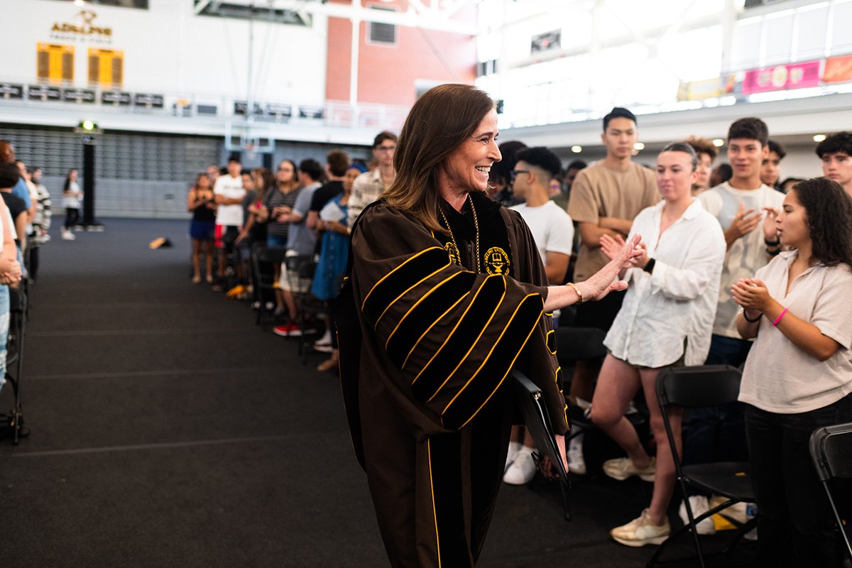 Welcome to Fall 2023 at @AdelphiU! We had a terrific orientation weekend and Matriculation Ceremony with our new students and are energized for another great year. Wishing everyone a happy first day of classes! #AdelphiLife #MyAdelphi