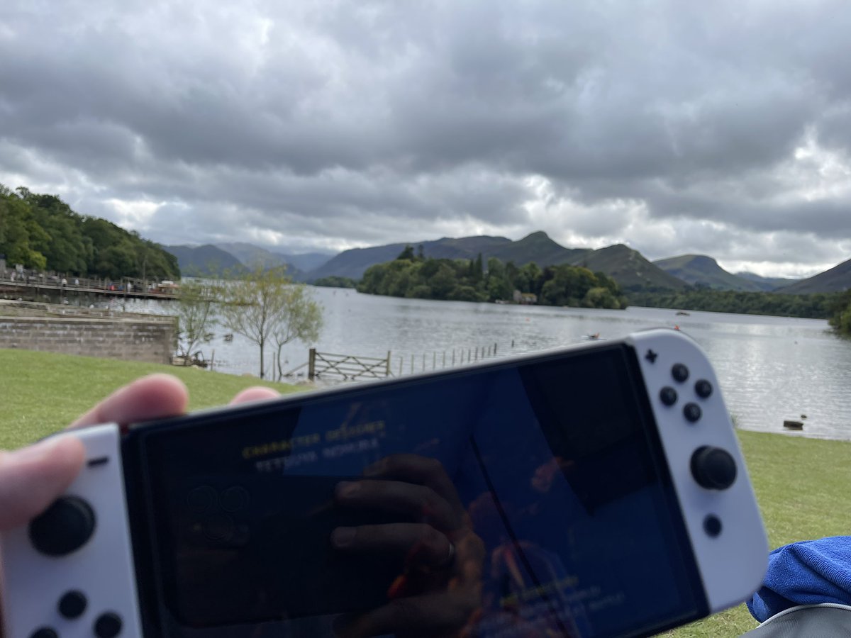 saucybag's tweet photo. Sat with the young un playing our Switches in a pop up tent today whilst the wife tried out paddle boarding. 

Took this picture then zipped up the tent … it was very peoply out there. https://t.co/FCb4sfGXWb