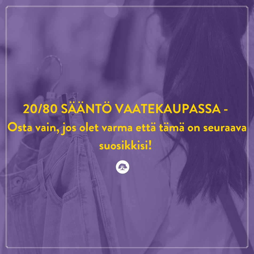 Varapuu's tweet photo. 👚Kuinka moni farkkuistasi on lempivaatteitasi? 

Kuinka monta turhaa vaatekappaletta omistat? 

Lue uusin blogitekstimme aiheesta: https://t.co/KTWcHlgVMY

#TiedostaTaloutesi #TietoinenRahankäyttö #NautintoaArkeen #varapuu https://t.co/dk21RMP5C9