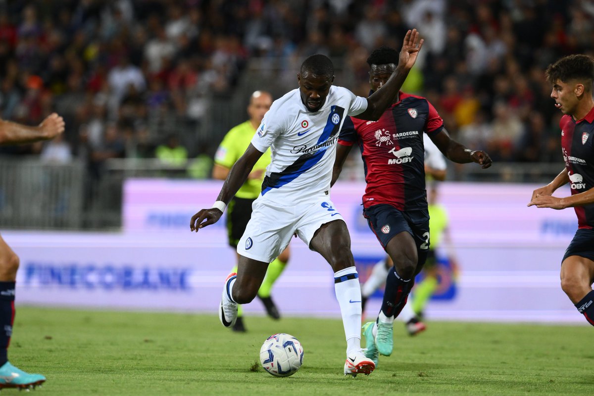 Inter's tweet photo. Usa questo post come tasto: "we love @MarcusThuram" 

#ForzaInter #CagliariInter https://t.co/RzZG1rvA7X