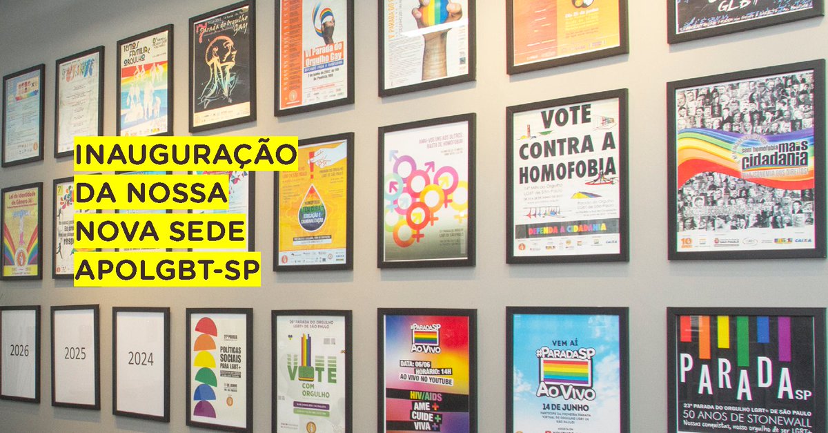 paradasp's tweet photo. 🌈🏢 Inauguração da Nossa Nova Sede APOLGBT-SP 🏢🌈
#paradalgbt #associaçãodaparada #orgulholgbt #lgbt #sp #cultura #diversidade #APOLGBTSP #sede https://t.co/NUnMNlnwJ2