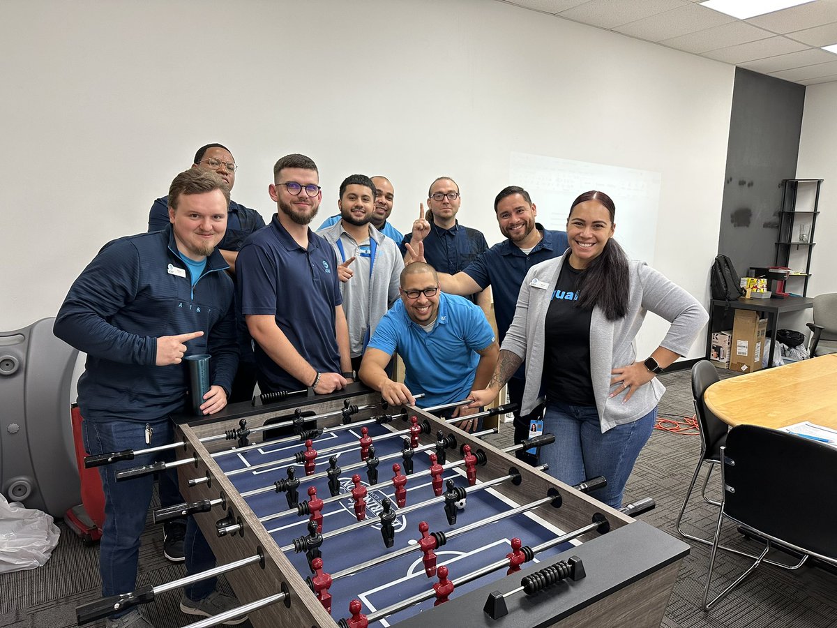 NicoleKHinojosa's tweet photo. Coaching refresher with @teamDomin8FL fearless ASM crew! Great time sharping our toolbox to make sure we are the best coaches to our team! 💙🩵🫶🏽 #LifeatATT @One_FLA @shawni777 thank you @JhankiBryan for your time, tips &amp; tricks &amp; support! #itTakesaVillage 🌐 https://t.co/WFEVuKoF0u
