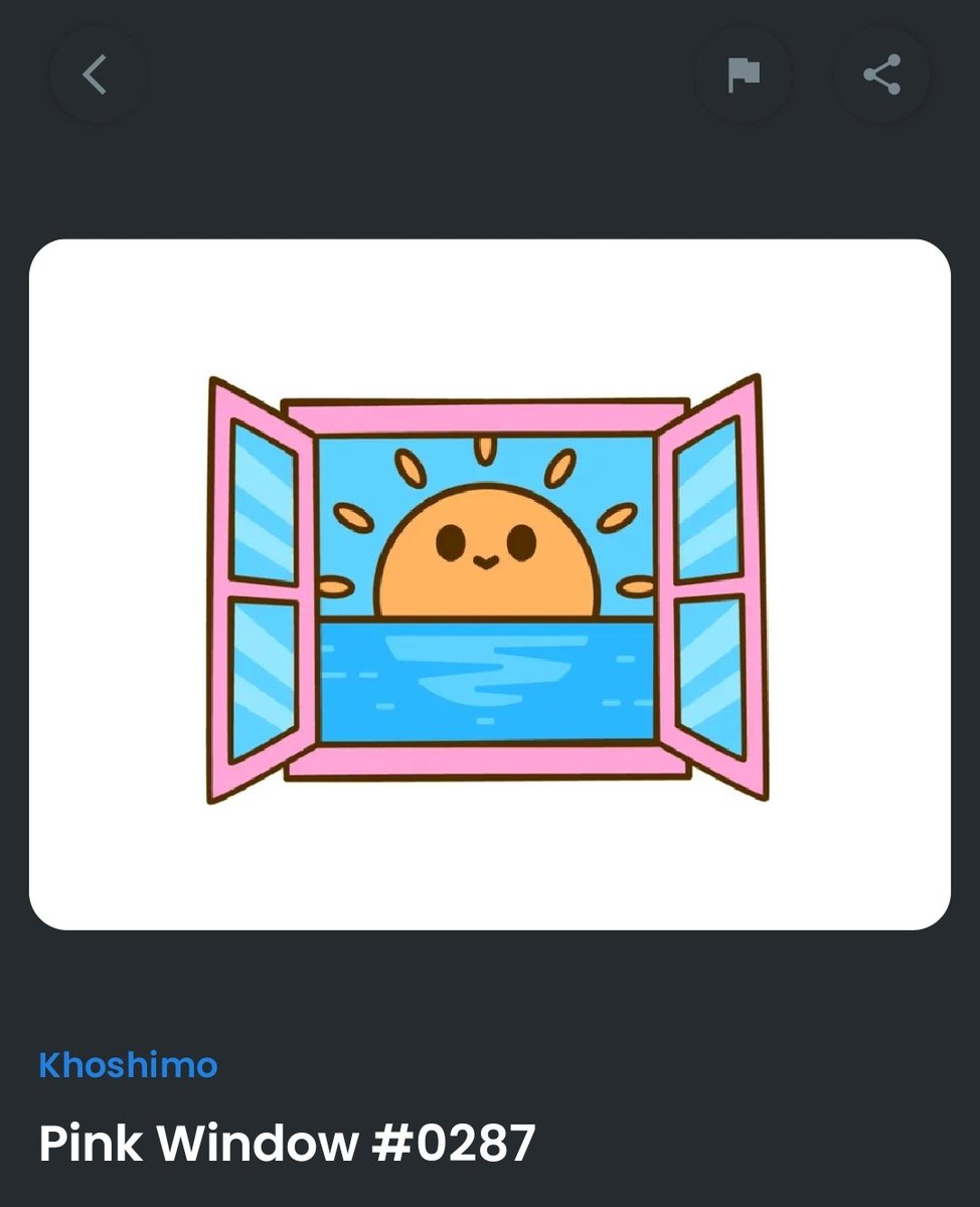 Khoshimo's tweet image. Pink Window

opensea.io/assets/matic/0…

#NFTs #NFT #NFTCommmunity #NFT全員プレゼント #nftart #NFTartists #NFTCommuntiy #nftcreator #nftcolectors #nftcolector #NFTartwork #opensea #OpenSeaNFT
