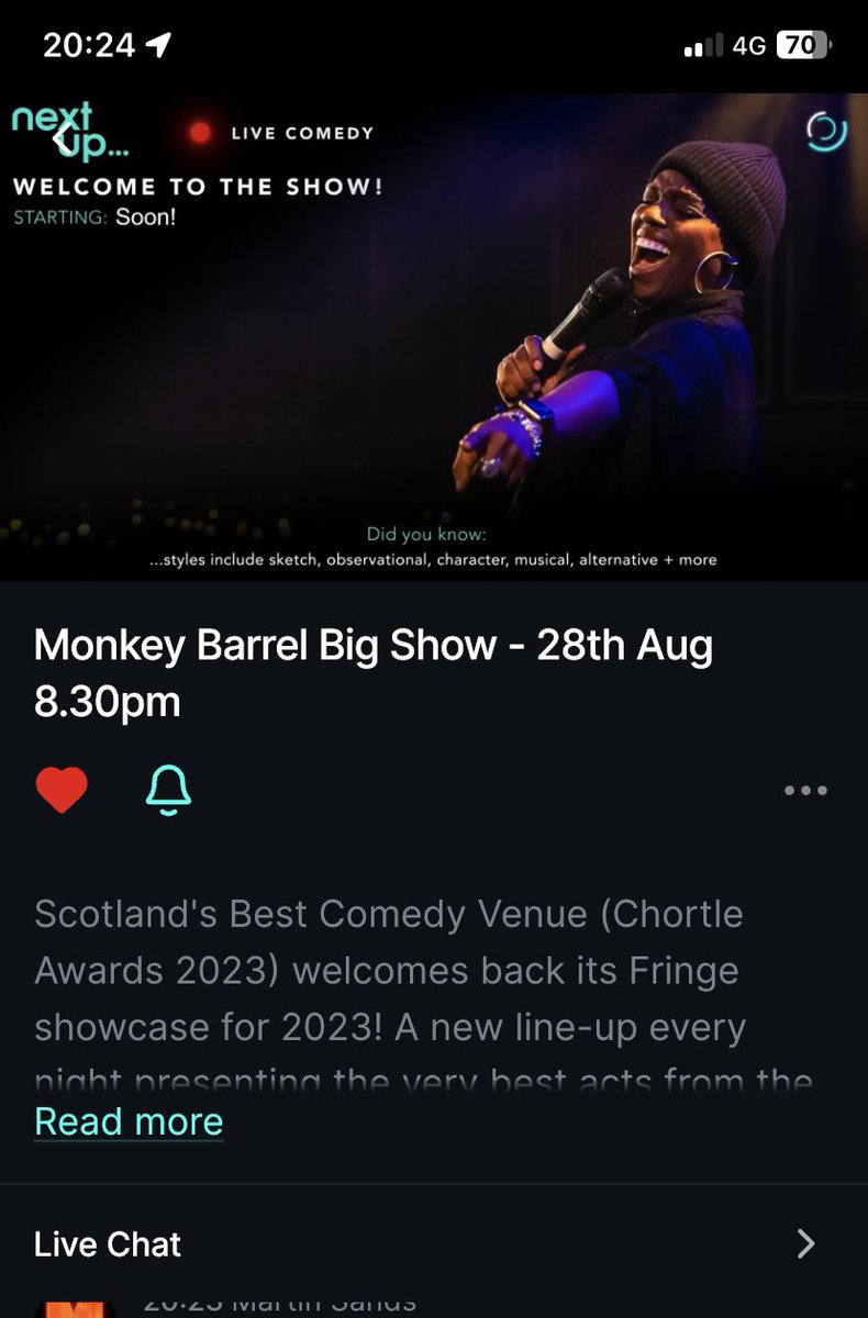 Just a few miles before the last #edfringe session from @nextupcomedy #MonkeyBarrel 👏💙☺️🎭