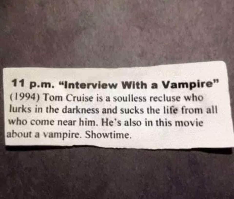 UkMandela's tweet photo. What do you Remember? Interview with A Vampire or interview with THE vampire? 

#MandelaEffect #Movies https://t.co/sVNNeXsymJ