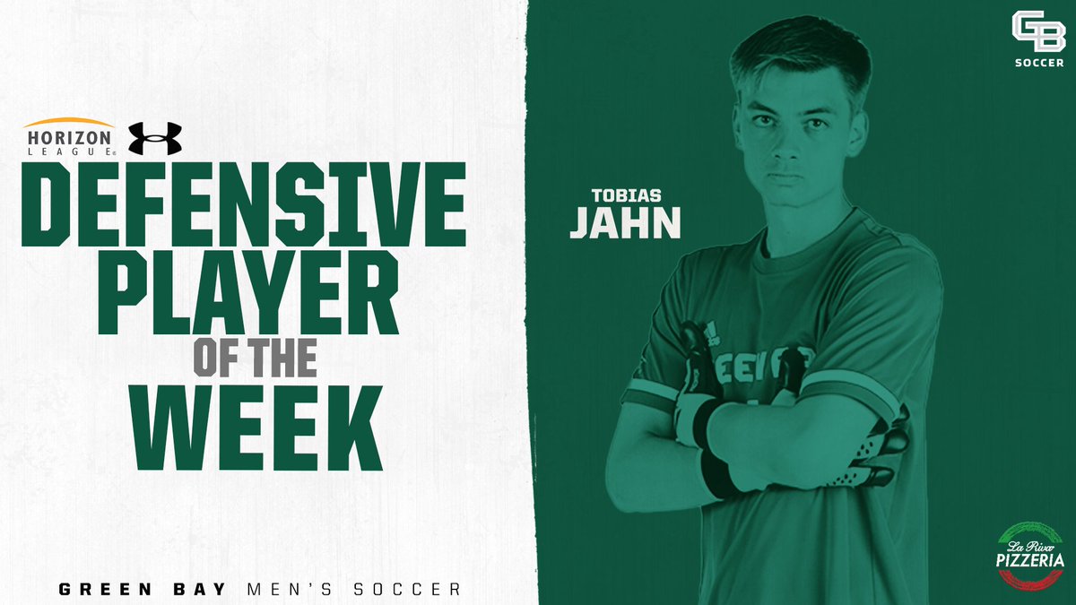 Green Bay Menโs Soccer (@gbphoenixmsoc) on Twitter photo ๐๐ผ๐ป๐ด๐ฟ๐ฎ๐๐ to Tobias Jahn, who garnered his first <a href="/HorizonLeague/">Horizon League</a> Defensive Player of the Week Award this afternoon!!
#RiseWithUs
๐ฐ | rb.gy/rmymm ๐๐ผ๐ป๐ด๐ฟ๐ฎ๐๐ to Tobias Jahn, who garnered his first <a href="/HorizonLeague/">Horizon League</a> Defensive Player of the Week Award this afternoon!!
#RiseWithUs
๐ฐ | rb.gy/rmymm