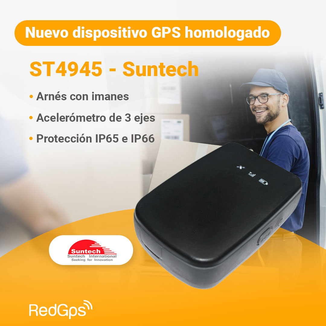 redgps's tweet image. Homologamos en plataforma el rastreador GPS portátil ST4945 de #Suntech, para seguimiento de personas, logística de paquetes y activos fijos. 

¡Conéctalo a RedGPS! 👉🏻hubs.li/Q020rtm90