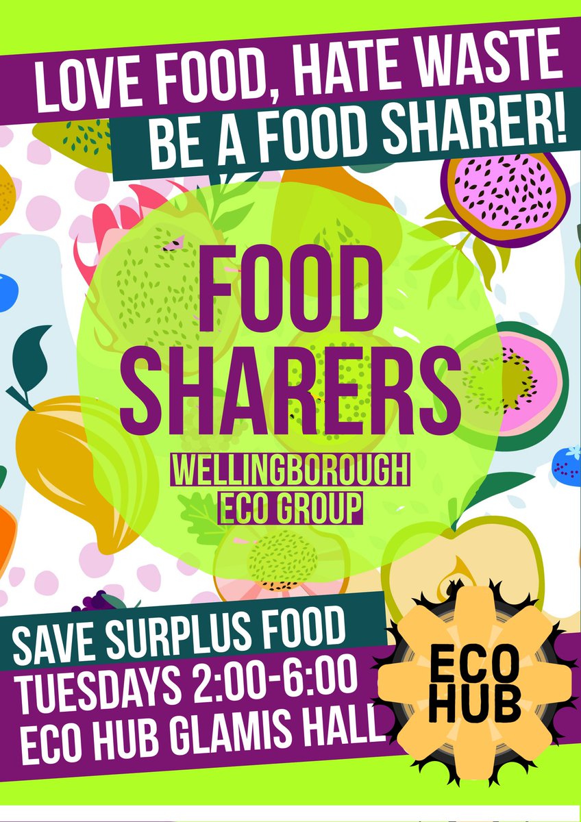 Come to HAPPY CAFE, SWAP SHOP, FOOD  SHARERS &amp; TUESDAY TIDY UPS this Tuesday!

Wellingborough Eco Group &amp;  Wellie Wombles

Come to ECO HUB Tuesday lunchtime for Happy Café!

Then join us 12-6 for:

Swap Shop for swaps!

Food Sharers for food!

Tuesday Tidy Ups for litter picking!