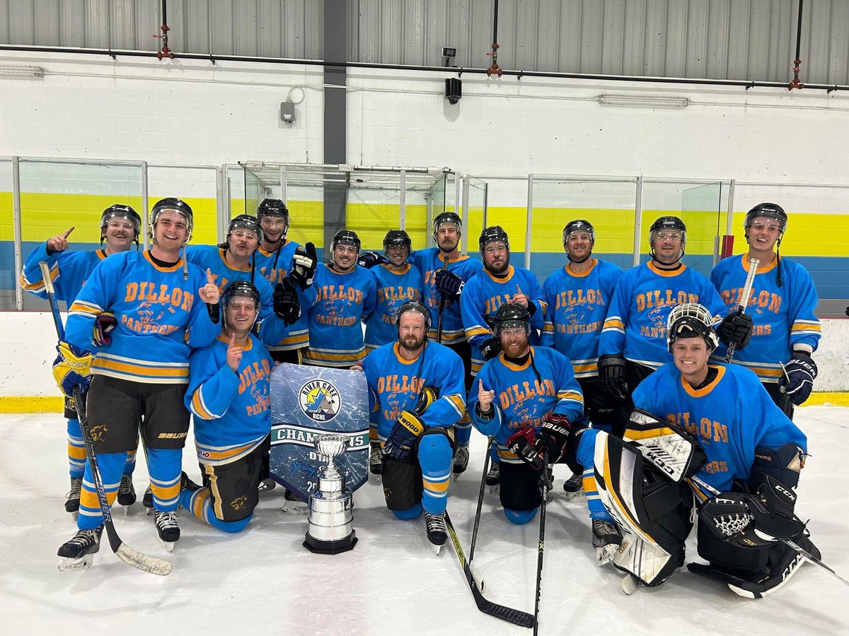 rchl_hockey's tweet photo. Congratulations to the DILLON PANTHERS who captured the D1A Championship for the RCHL Spring/Summer 2023 season!

#yeg #Edmonton #yeghockey #rchl #twinrinks #rivercree https://t.co/HthE8iQfRV