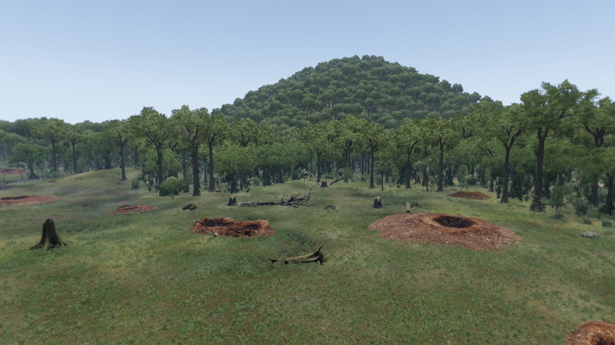 This weekend 1st Platoon  took part in Operation Silver Bayonet (We Were Soldiers). Thanks to our mission making team and the use of the Deformer. mod We have been able recreate the battlefield. (1/3) #Arma3 #SOGPF #Vientnamwar #Arma3photography