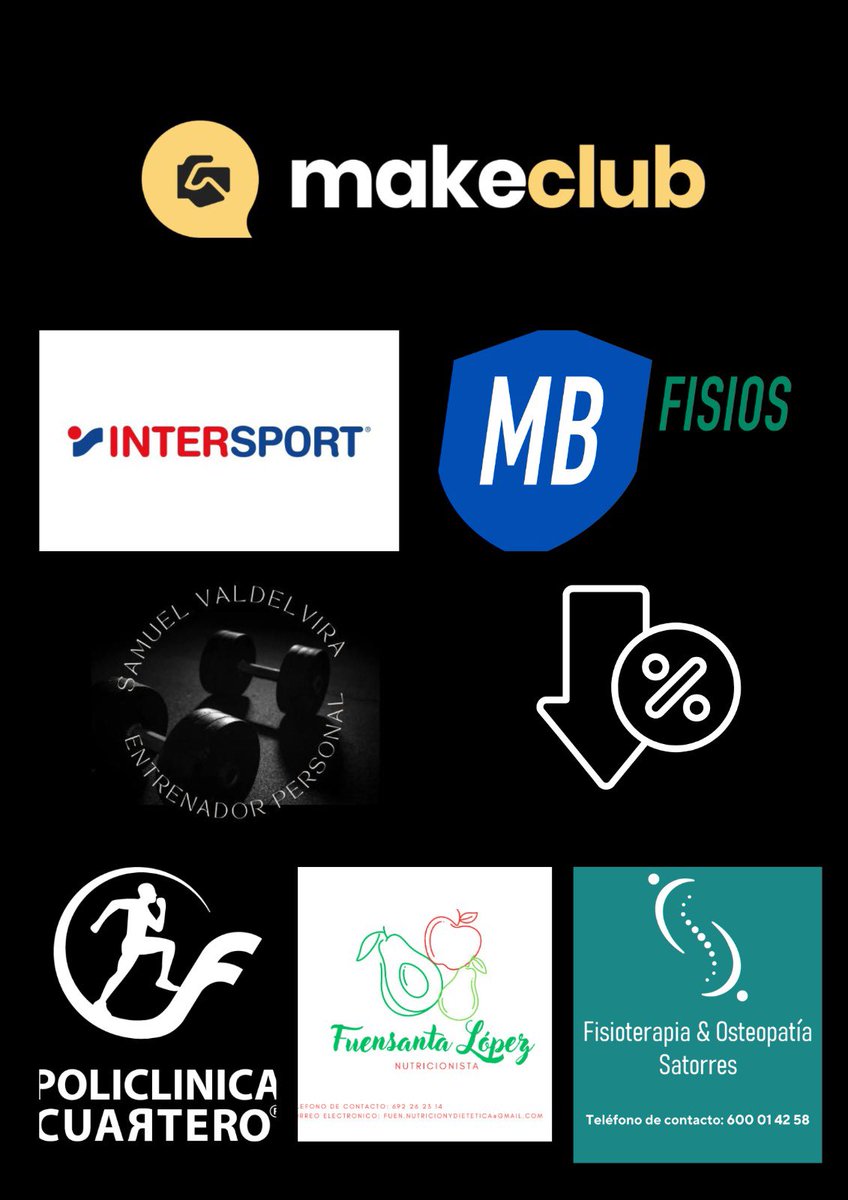 MakeClubMurcia's tweet photo. Algunos de los beneficios que disfrutarás por pertenecer a la familia Make Club Murcia!! https://t.co/30Kjm9Ldf6