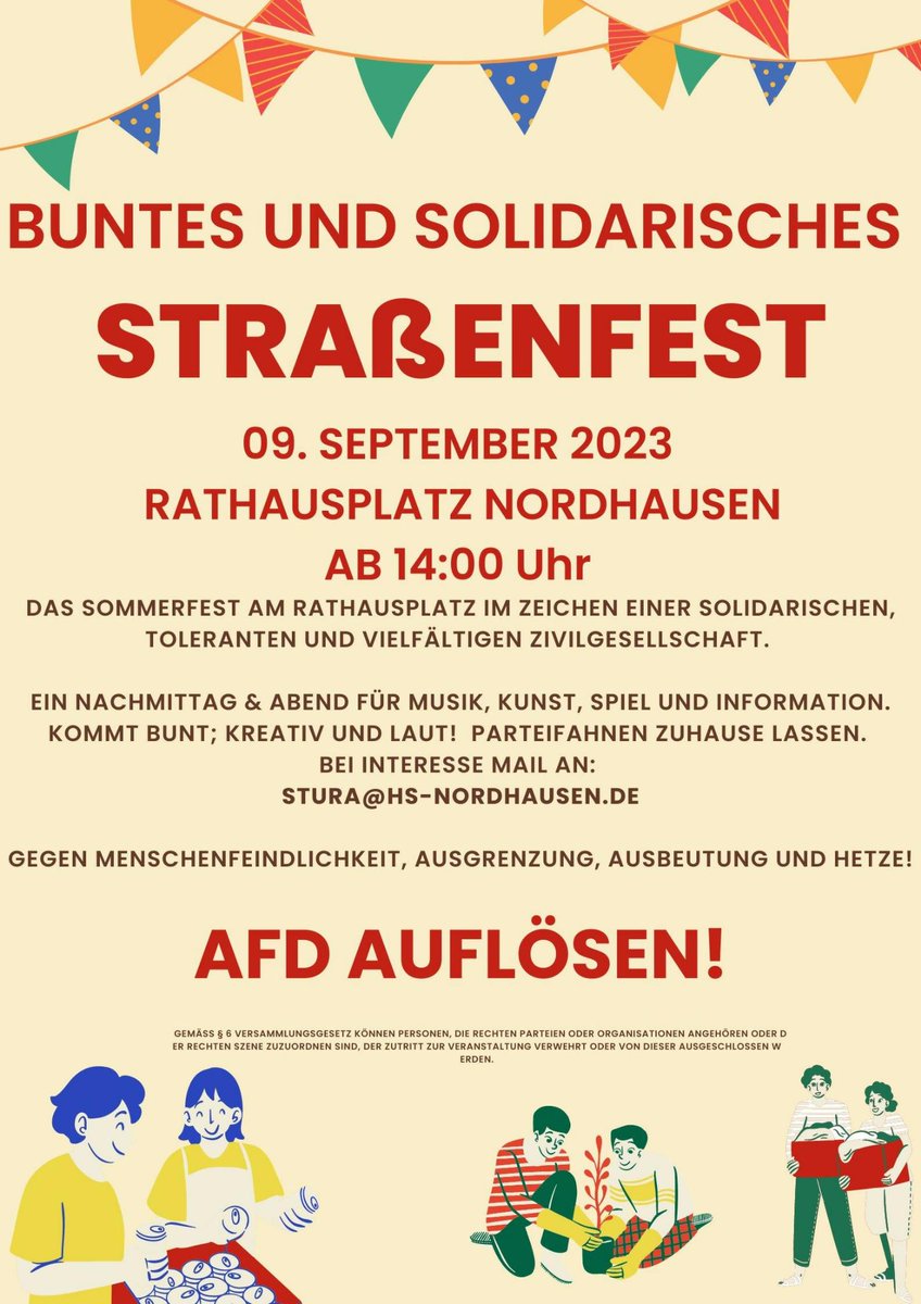 AntifaNTH's tweet photo. #fightnazis #fightafd #nazisraus #AfD #Nordhausen #kommunalwahlen https://t.co/jBRwcDLJad