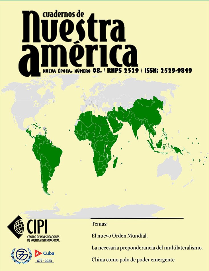 ‼️Disponible N°08/2023 de Cuadernos de Nuestra América, un número dedicado al G77 + China cuya presidencia ejerce Cuba durante 2023.
cna.cipi.cu/cna/issue/view…