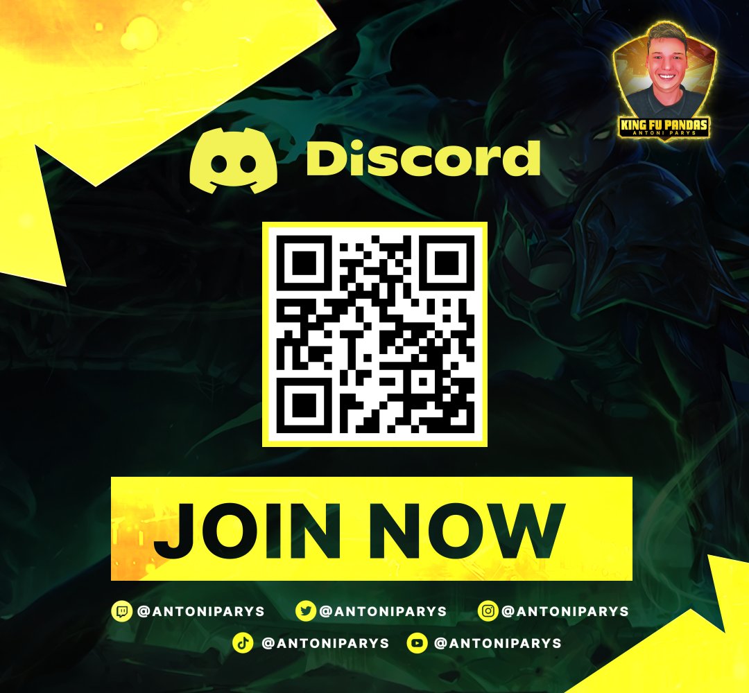 AntoniParys's tweet photo. 🎉 Hey summoners! 🎉

Excited to announce our official Discord server! Dive in for fun chats, game nights, exclusive content, and an amazing community vibe. 🚀🎮

🔗 Join the family here: https://t.co/KtKJ2gKPH7

Can't wait to see you all there! 😄🌟
#Discord #Community #JoinUs #LiveStream #LeagueOfLegends #Gaming #LoL #EpicPlays #MOBA #eSports #Champions #SummonersRift #arena #RiotGames #VideoGames #Gamer #Strategy
