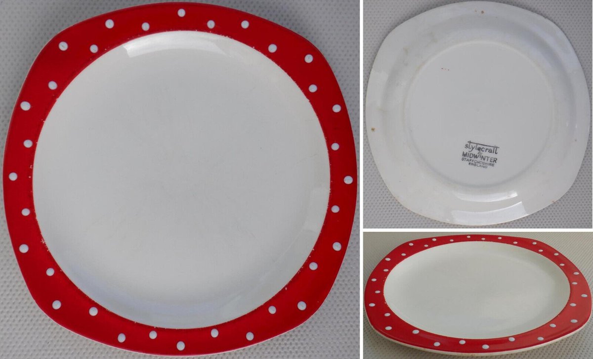 EverRotating's tweet photo. Midwinter in Summertime...
A Stylecraft 1950's Jessie Tait plate. 15.5 cm in width.
๐ https://t.co/eDhigUMyAu
#Midwinter #MidwinterStylecraft #JessieTait #1950s #VintageFind #eBay https://t.co/aUO5gtKGc2
