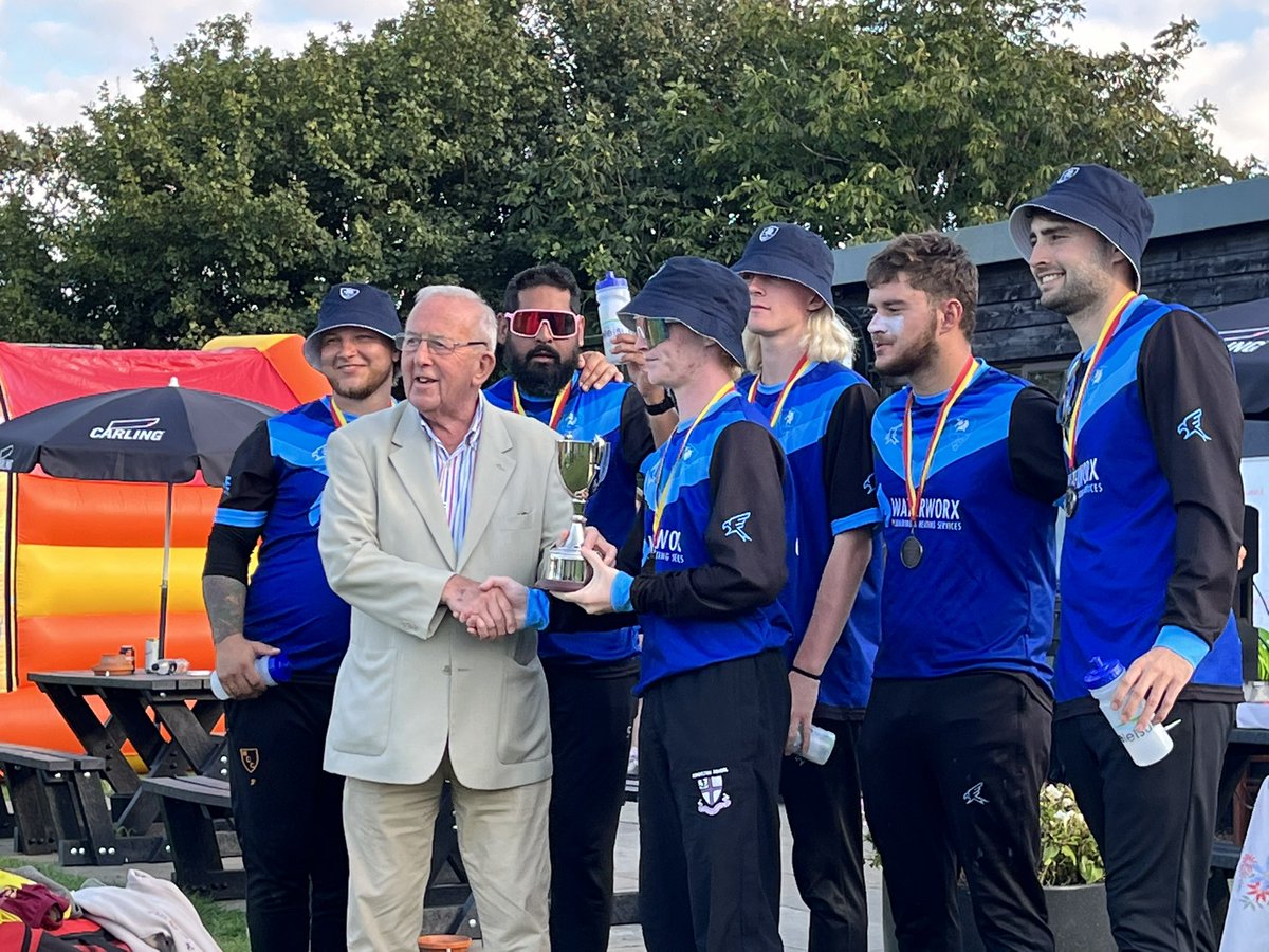 🏏Congratulations @st_warboys on winning the @c_upwood sixes today. A. big thanks to @VyperCricket for sponsoring and to @HolmeCC__ @RamseyCC @WaresleyCC @VyperCricket @SawtryCricket for making it a great day🏏