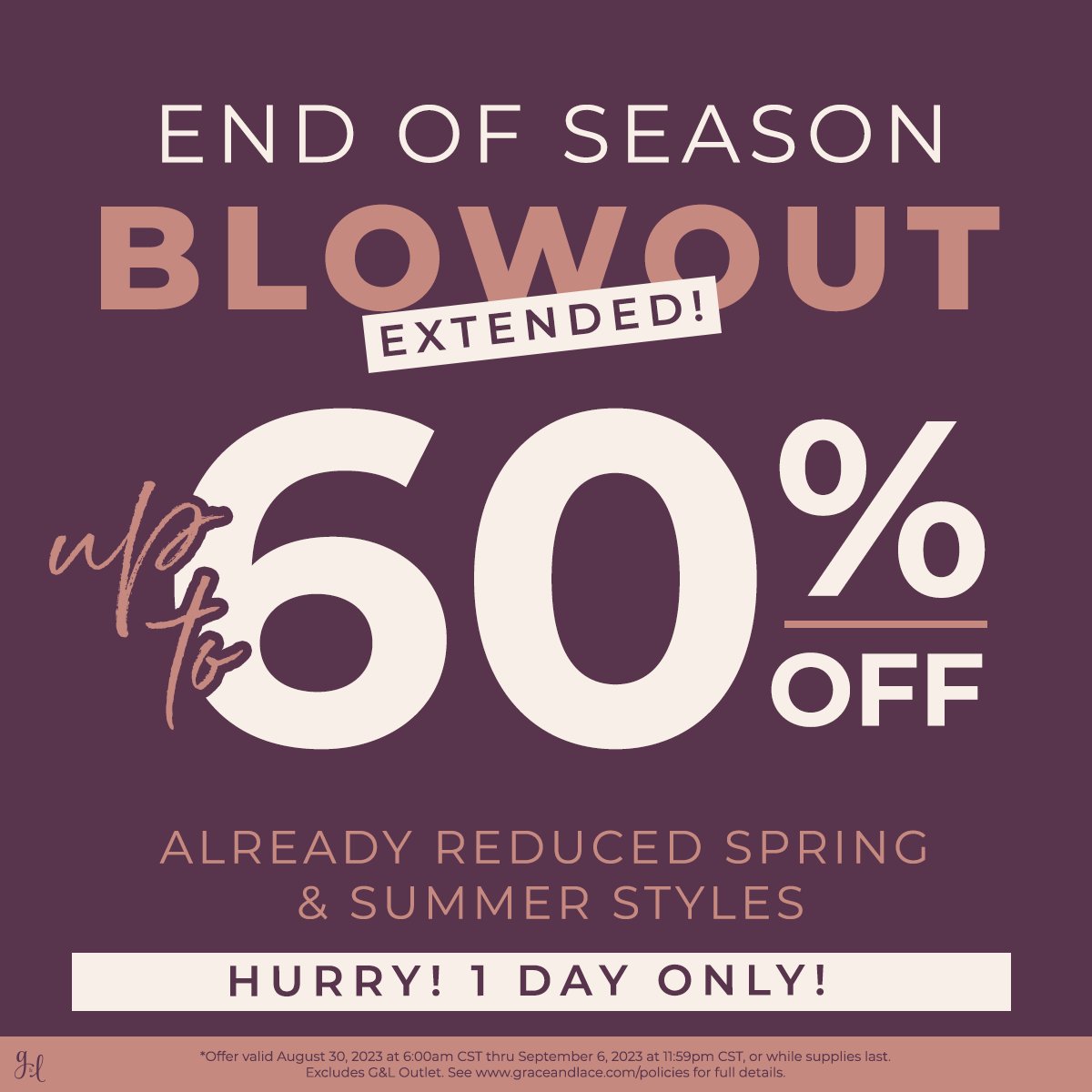 GraceandLaceCo's tweet photo. 🎉Surprise!🎉 Our End of Season Blowout has been extended! One last chance to save big on these low, low prices! Hurry shop now!

https://t.co/sjho0XMg0A https://t.co/JF2NiWbLc5